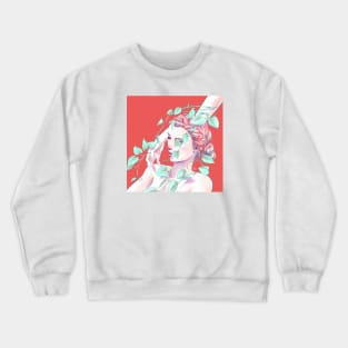 Satin Pothos Crewneck Sweatshirt